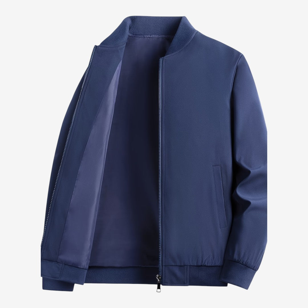 Jorvalore | Men’s Casual Bomber Jacket Baseball Collar Zip Up