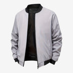 Jorvalore | Men’s Casual Bomber Jacket Baseball Collar Zip Up