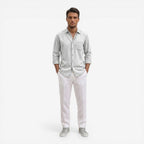 Jorvalore | Men’s Casual Denim Shirt Lightweight Long Sleeve Summer Fit