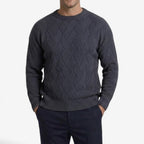 Jorvalore | Men's Casual Knit Crew Neck Jumper for Autumn and Winter