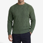 Jorvalore | Men's Casual Knit Crew Neck Jumper for Autumn and Winter