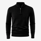 Jorvalore | Men's Casual Knit Quarter Zip Jumper with Warm Comfort