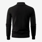 Jorvalore | Men's Casual Knit Quarter Zip Jumper with Warm Comfort