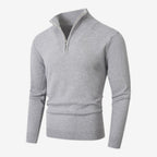 Jorvalore | Men's Casual Knit Quarter Zip Jumper with Warm Comfort