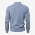 Jorvalore | Men's Casual Knit Quarter Zip Jumper with Warm Comfort