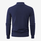 Jorvalore | Men's Casual Knit Quarter Zip Jumper with Warm Comfort