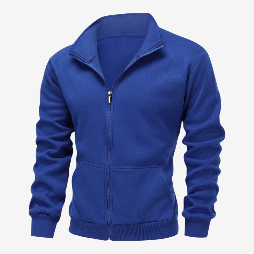 Jorvalore | Men's Casual Knit Zip Jacket Warm High-Neck Style