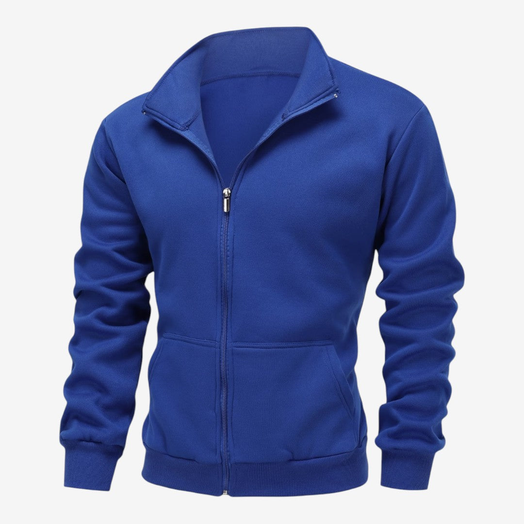 Jorvalore | Men's Casual Knit Zip Jacket Warm High-Neck Style