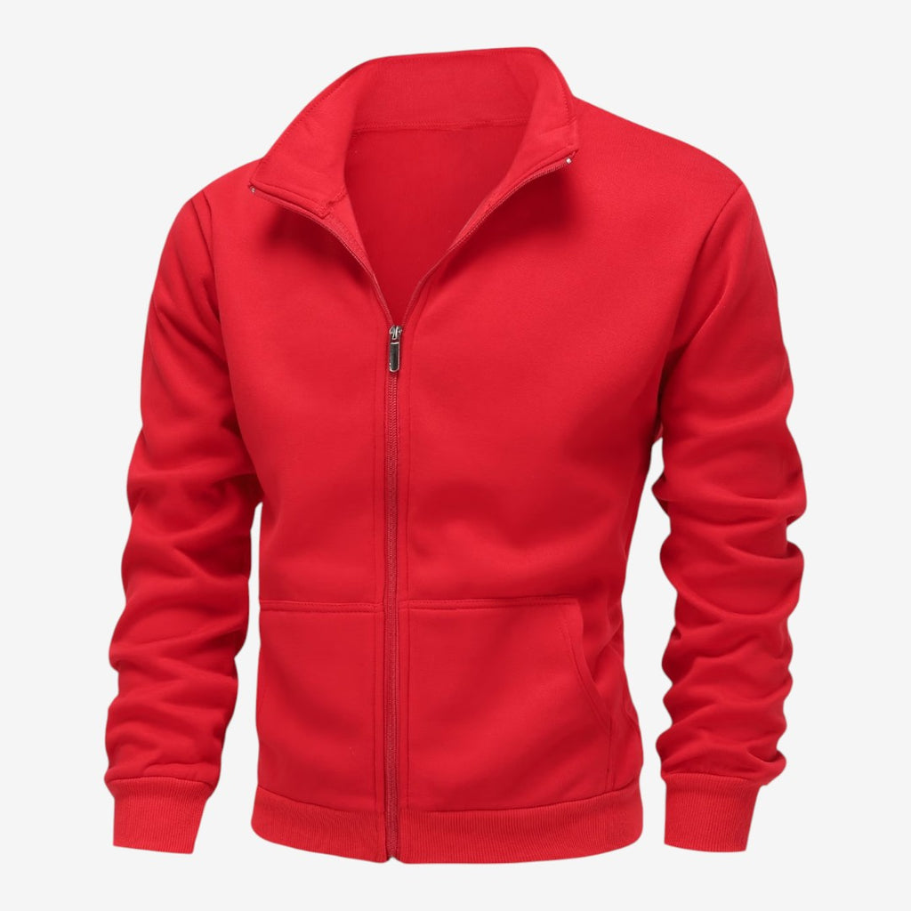 Jorvalore | Men's Casual Knit Zip Jacket Warm High-Neck Style