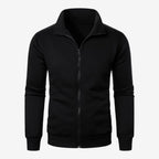Jorvalore | Men’s Casual Knit Zip Jacket with Stand Collar and Pockets