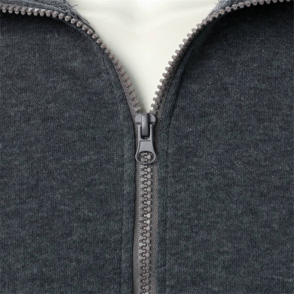 Jorvalore | Men’s Casual Knit Zip Jacket with Stand Collar and Pockets