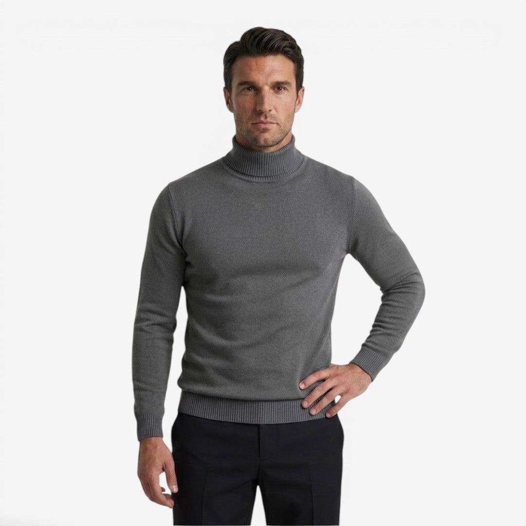 Jorvalore | Men's Casual Turtleneck Knit Jumper for Autumn & Winter