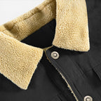 Jorvalore | Men's Classic Fleece Jacket Lapel Collar for Winter