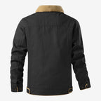 Jorvalore | Men's Classic Fleece Jacket Lapel Collar for Winter