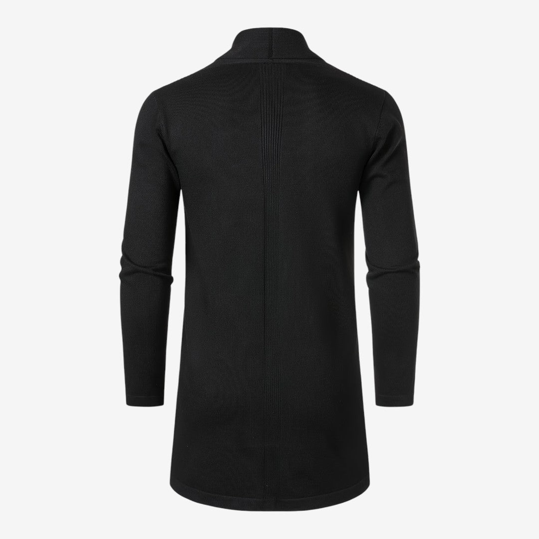 Jorvalore | Men's Classic Long Knit Cardigan Soft Warm Layering