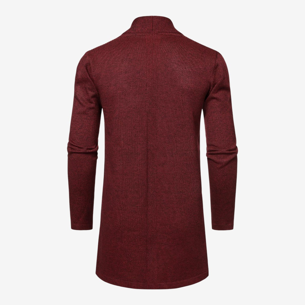 Jorvalore | Men's Classic Long Knit Cardigan Soft Warm Layering