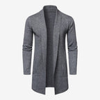 Jorvalore | Men's Classic Long Knit Cardigan Soft Warm Layering