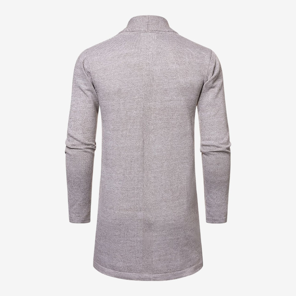 Jorvalore | Men's Classic Long Knit Cardigan Soft Warm Layering