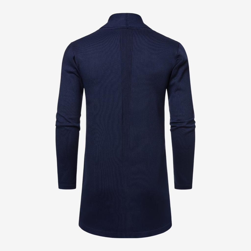 Jorvalore | Men's Classic Long Knit Cardigan Soft Warm Layering
