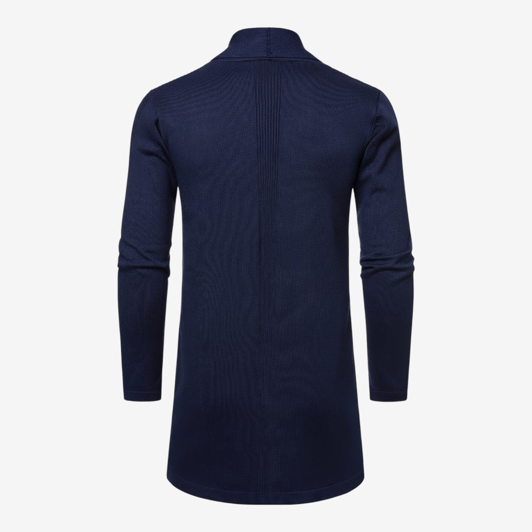 Jorvalore | Men's Classic Long Knit Cardigan Soft Warm Layering