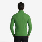 Jorvalore | Men's Ribbed Turtleneck Knit Jumper Slim Fit