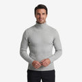 Jorvalore | Men's Ribbed Turtleneck Knit Jumper Slim Fit