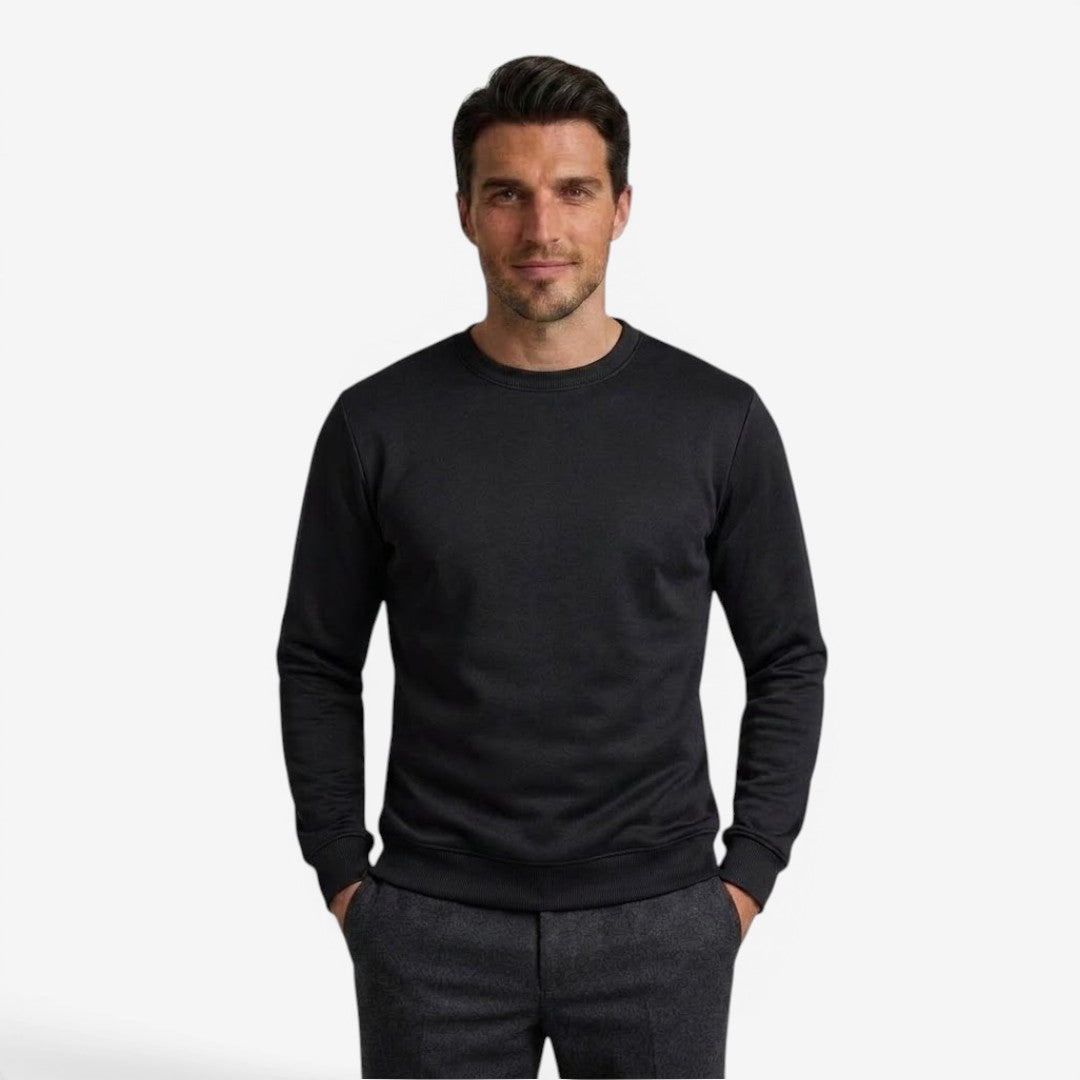 Jorvalore | Men's Comfortable Solid Color Sweatshirt for Everyday Style