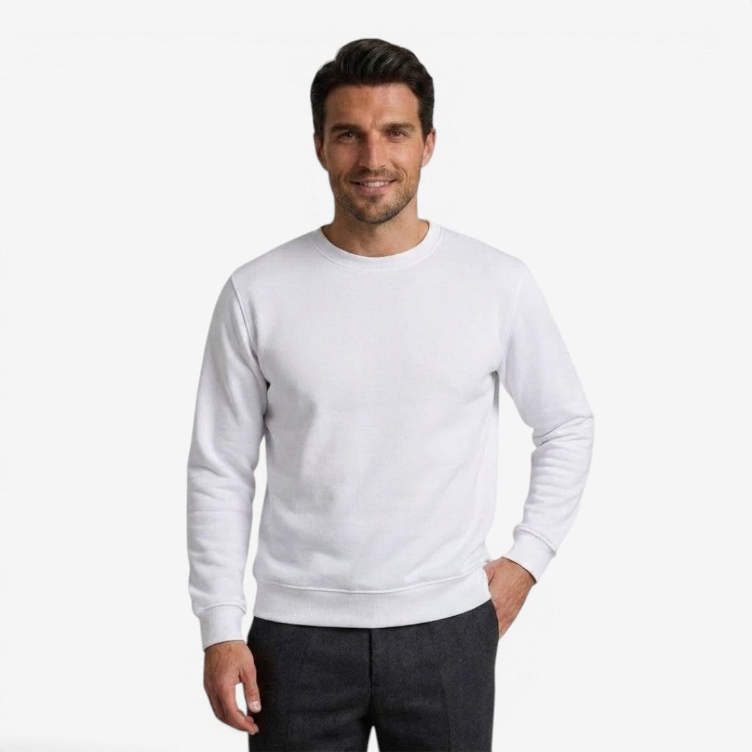 Jorvalore | Men's Comfortable Solid Color Sweatshirt for Everyday Style