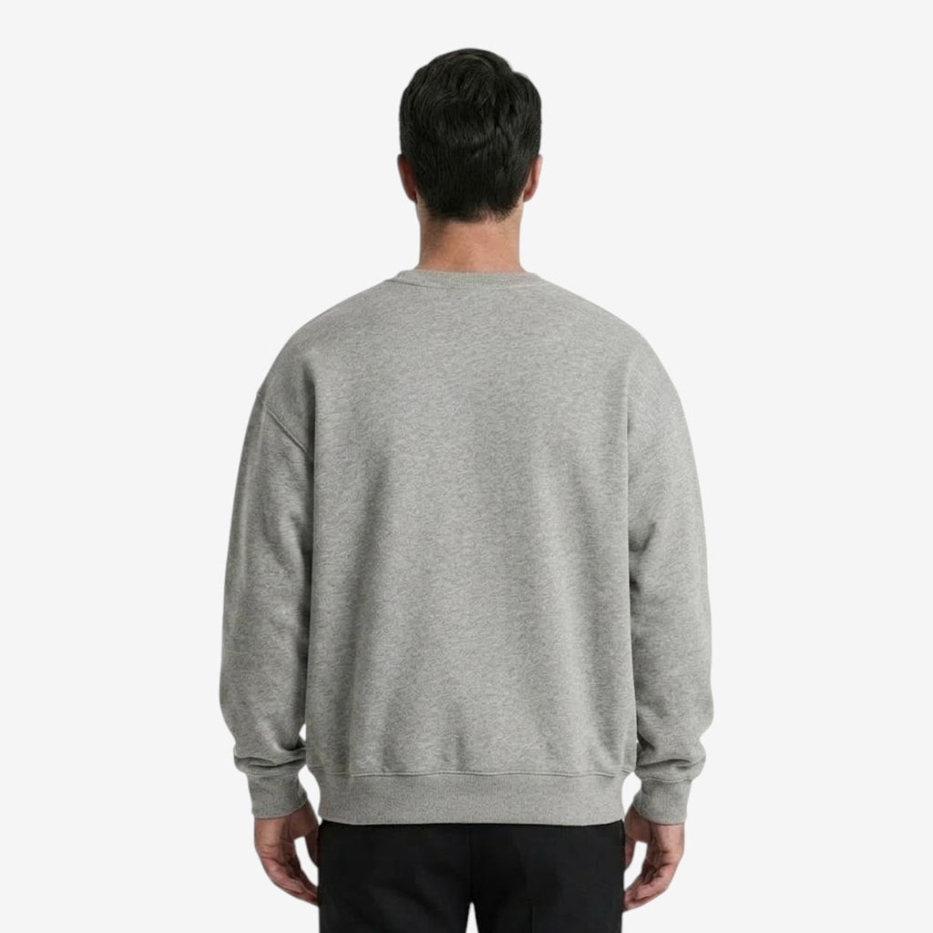 Jorvalore | Men's Cotton Blend Crew-Neck Sweatshirt Comfortable Casual Fit