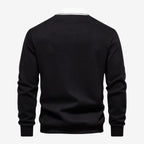 Jorvalore | Men's Cotton Knit Polo Jumper for Autumn Winter Style