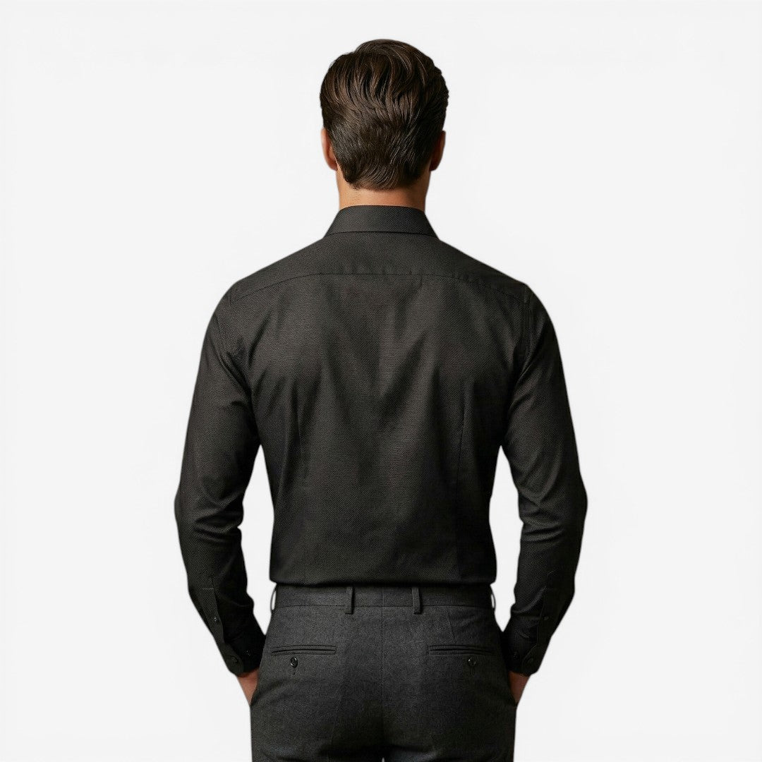 Jorvalore | Men’s Formal Shirt Long Sleeve Slim Fit Office Ready Style
