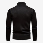 Jorvalore | Men's High Neck Textured Knit Jumper Soft Comfortable Fit