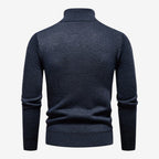 Jorvalore | Men's High Neck Textured Knit Jumper Soft Comfortable Fit