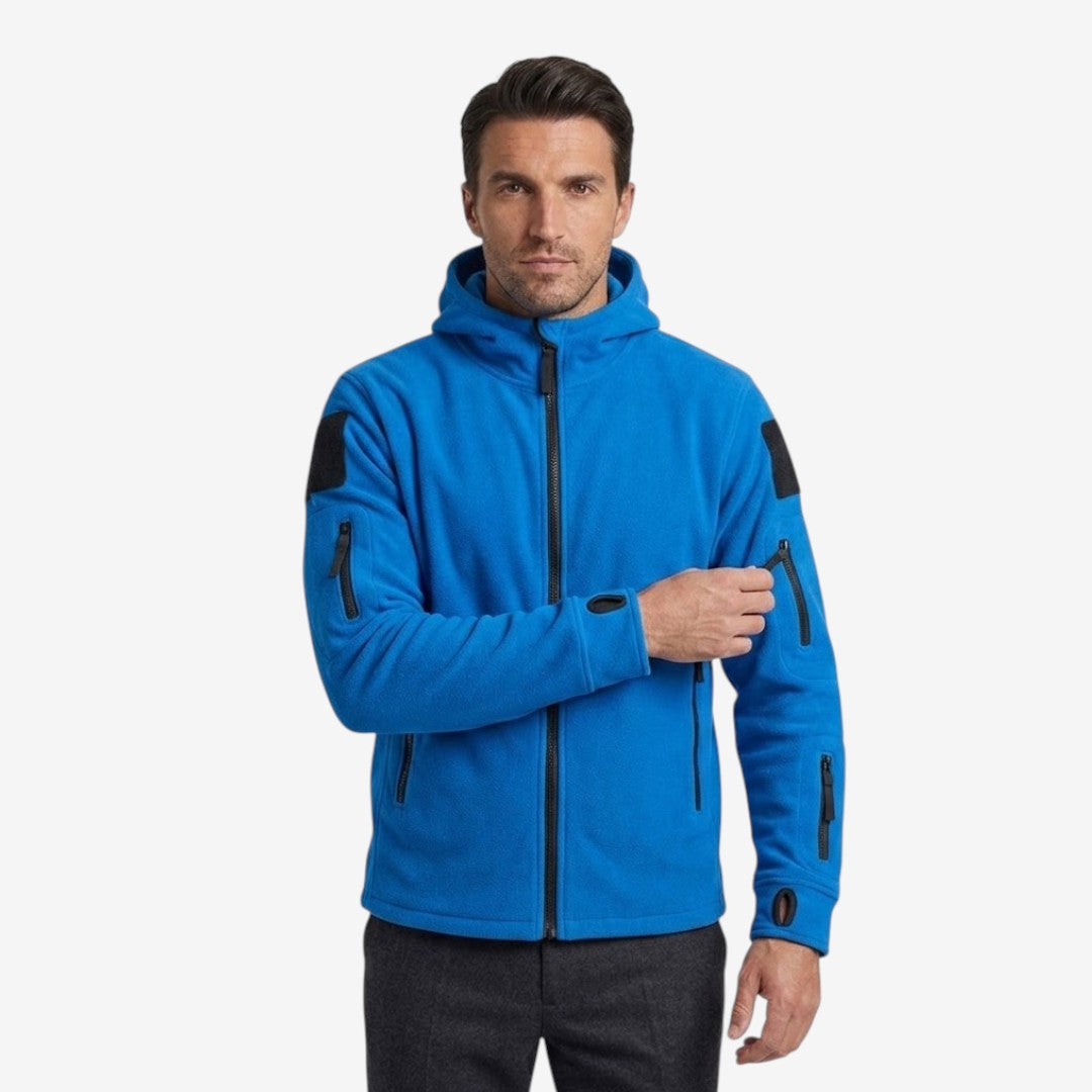 Jorvalore | Men’s Hooded Zip-Up Winter Jacket for Outdoor Wear