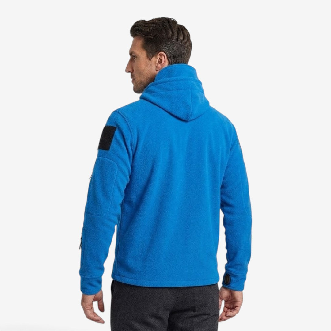 Jorvalore | Men’s Hooded Zip-Up Winter Jacket for Outdoor Wear