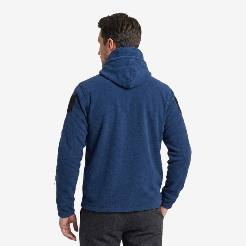 Jorvalore | Men’s Hooded Zip-Up Winter Jacket for Outdoor Wear