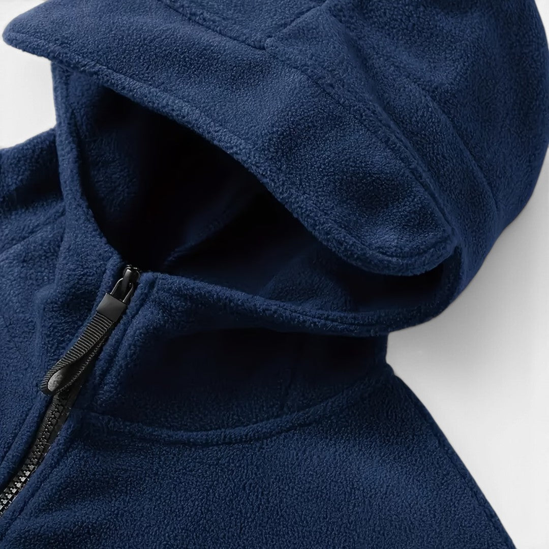 Jorvalore | Men’s Hooded Zip-Up Winter Jacket for Outdoor Wear