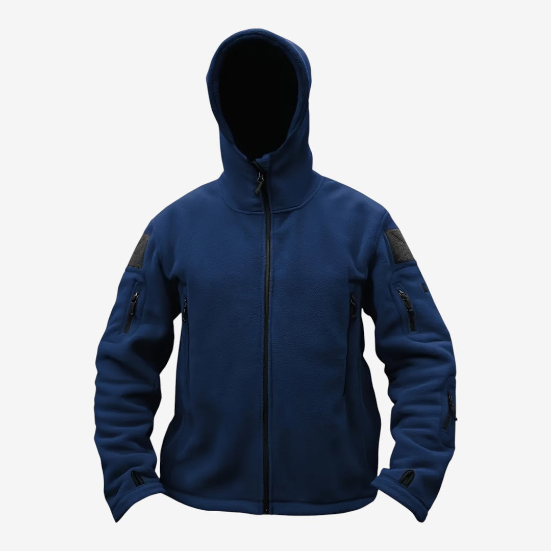 Jorvalore | Men’s Hooded Zip-Up Winter Jacket for Outdoor Wear