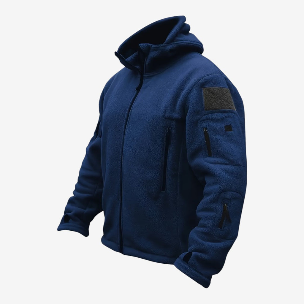 Jorvalore | Men’s Hooded Zip-Up Winter Jacket for Outdoor Wear