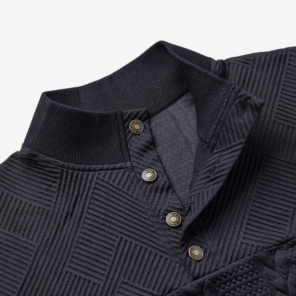 Jorvalore | Men's Jacquard Knit Jumper Soft Warm Everyday