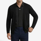 Jorvalore | Men's Knit Cardigan Two-Piece Layered Smart Casual Style