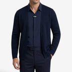 Jorvalore | Men's Knit Cardigan Two-Piece Layered Smart Casual Style