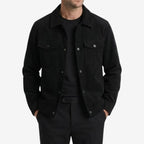 Jorvalore | Men's Knit Corduroy Button Jacket with Pockets