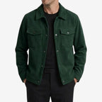 Jorvalore | Men's Knit Corduroy Button Jacket with Pockets