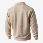Jorvalore | Men's Knit Quarter Zip Jumper Warm Casual Everyday Wear