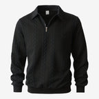 Jorvalore | Men's Knit Quarter Zip Jumper Warm Casual Everyday Wear