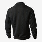 Jorvalore | Men's Knit Quarter Zip Jumper Warm Casual Everyday Wear