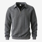 Jorvalore | Men's Knit Quarter Zip Jumper Warm Casual Everyday Wear