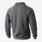 Jorvalore | Men's Knit Quarter Zip Jumper Warm Casual Everyday Wear