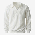 Jorvalore | Men's Knit Quarter Zip Jumper Warm Casual Everyday Wear